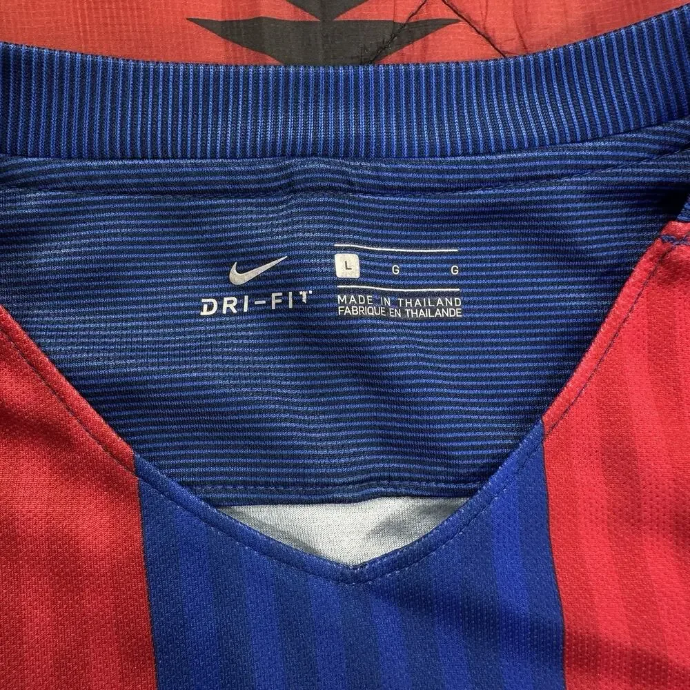 FC Barcelona 2016-17 Home Football Soccer Jersey Nike Men’s Size Large Dri-Fit